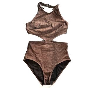 Flagpole NYC Lynn One Piece Swimsuit Small EUC